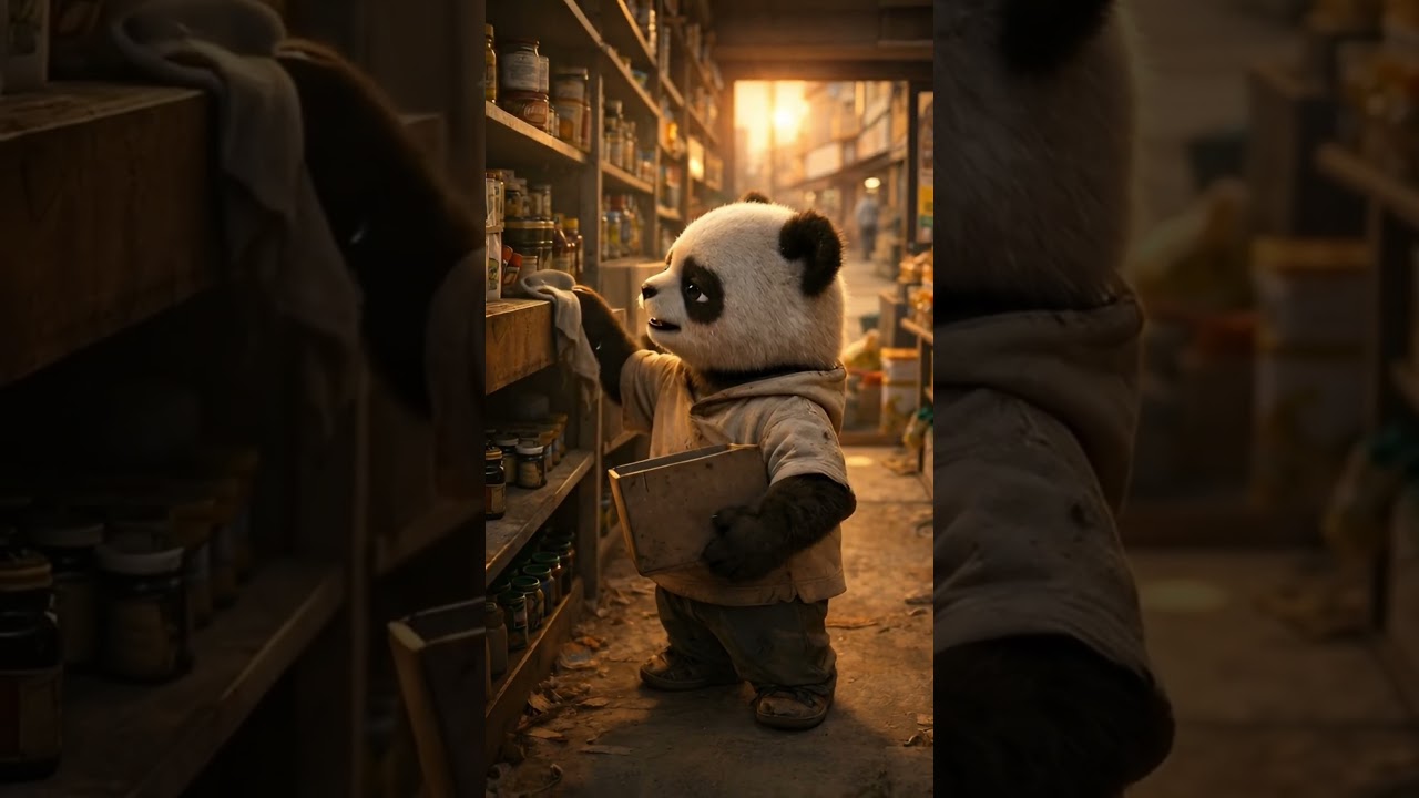 🐼 Baby Panda Ki Emotional Kahani | Gareebi Se Sapno Tak | Baby Panda World 