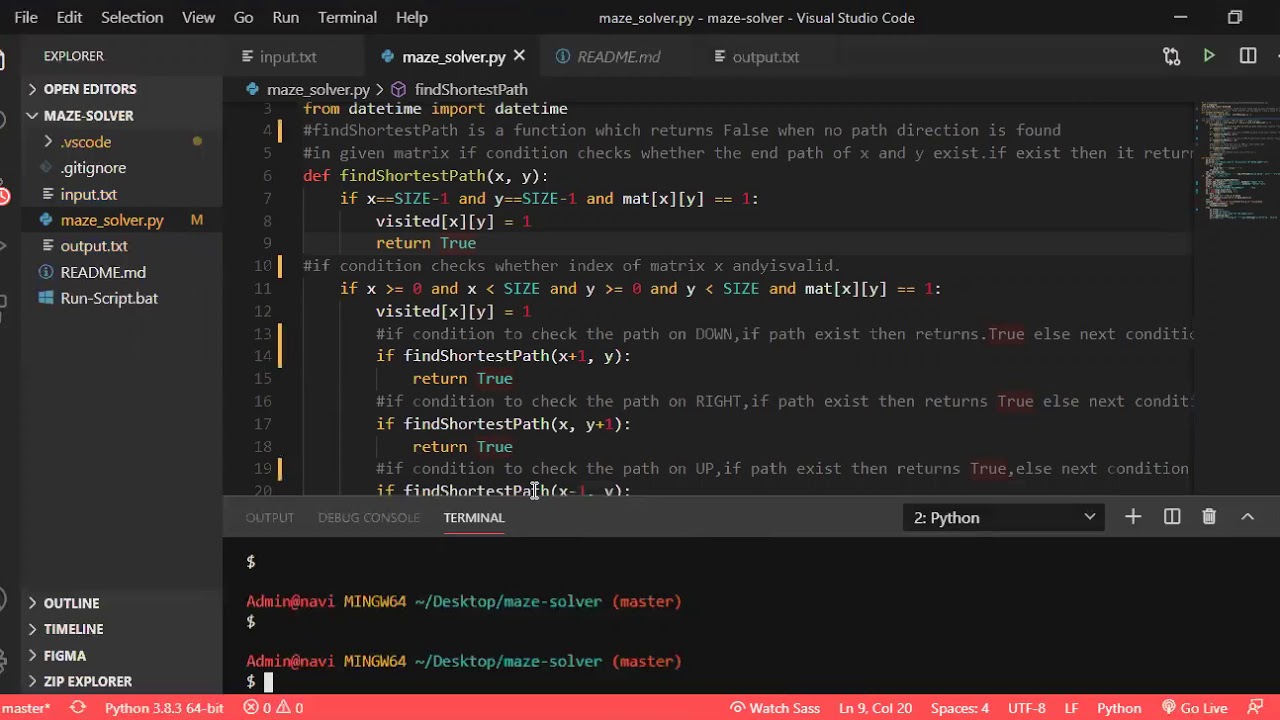 project #2 - coding a maze generator and solver in... Maze-solver | Software Engineering Course's Project - YouTube