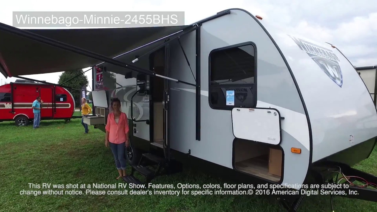 New 2018 Winnebago Minnie 2455 Bhs Travel Trailer At Gardner S Rv