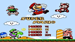 NES 4 in 1 Super Mario Multicart : All Games Played screenshot 2
