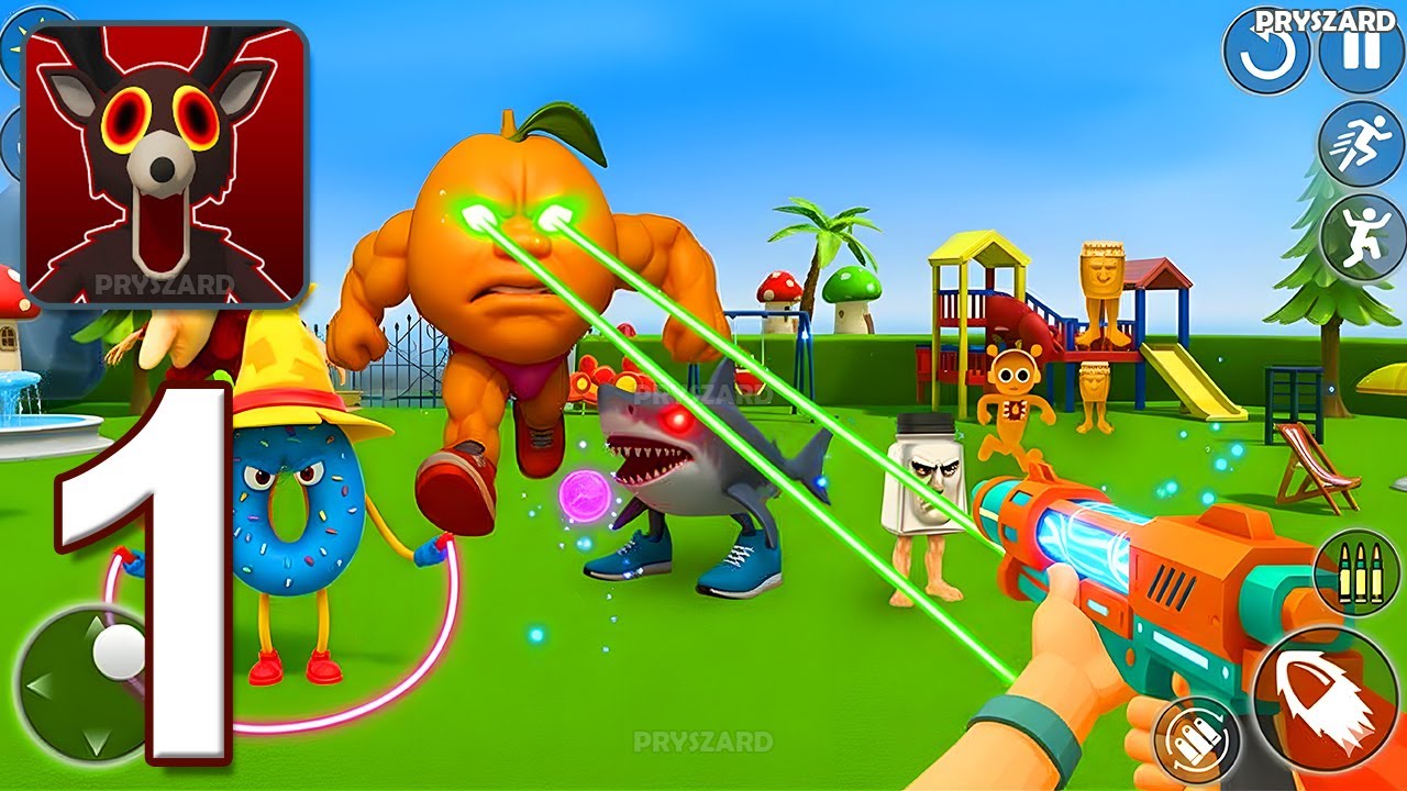 Forest Survival: Night Shooter - Gameplay Walkthrough Part 1 - Monster FPS Survival (iOS, Android)