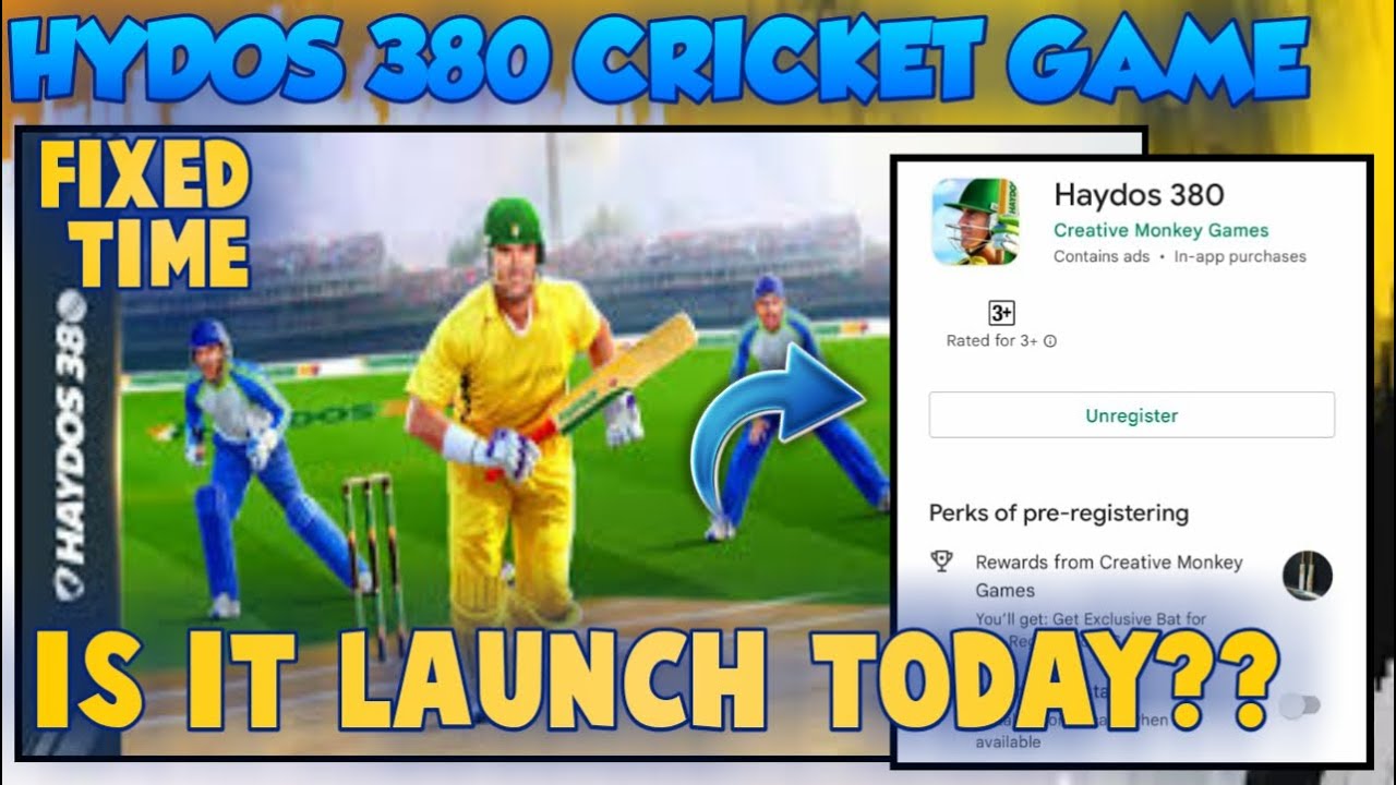 Hydos 380 Cricket Game Fix Time Of Launching || Haydos 380 launch date