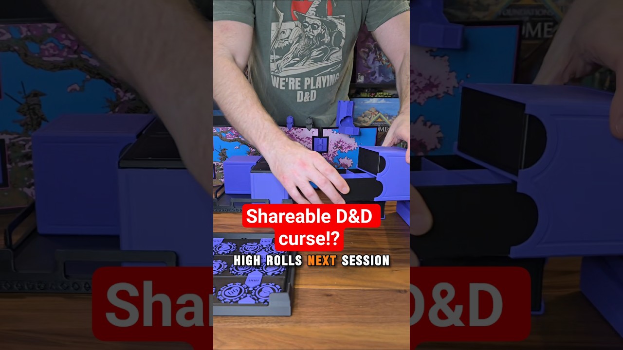 100% accurate prophecy 50% of the time 😃 Magicrate: art swap modular GM kit IN BIO!