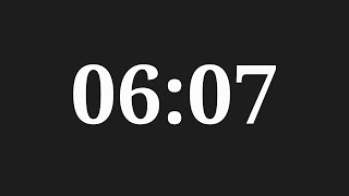 6 Minutes 7 Seconds Timer