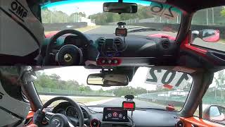 Lotus Elise VS Mazda Mx5 ND2 comparison lap @ Circuit Zolder