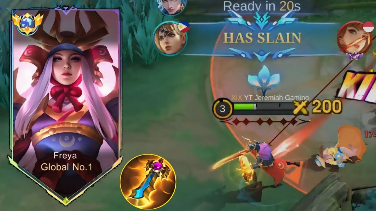 FIRST BUILD ROSE GOLD METEOR ON FREYA IS META??? ( MUST TRY) FREYA BEST BUILD 2025 - MLBB