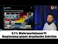 21% Mehrwertsteuer?! Regierung plant drastische Schritte + Bitcoin Update