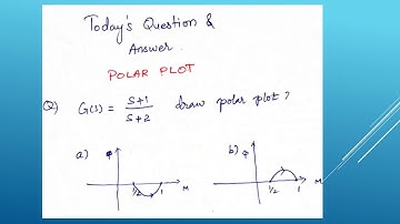 Polar Plot- today ques & answer - Control System - EEE Forever