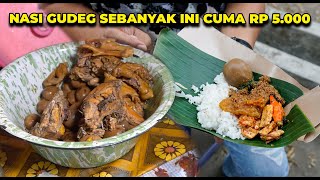 TERMURAH!! NASI GUDEG TELUR CUMA 5.000 SAMPE KAGET #kulinerjogja