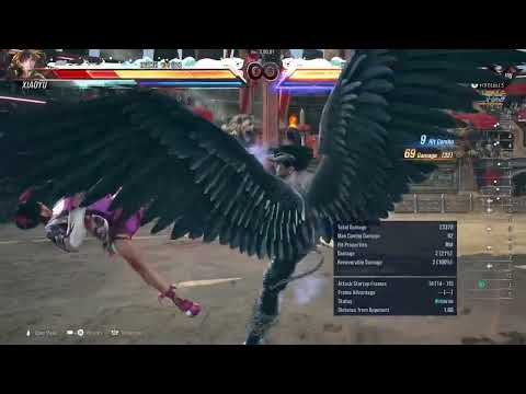 Devil Jin u+4 Heat Activation Staple Combo 85 Damage No Wall Tekken 8 S3