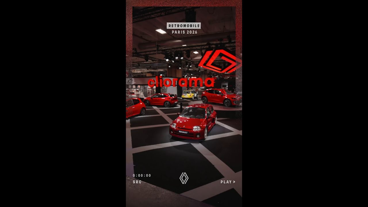 #Renault est de retour &agrave; R&eacute;tromobile et, cette fois, #Clio est &agrave; l&rsquo;honneur