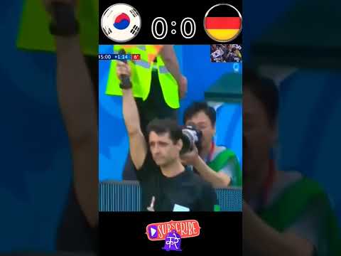 Germany vs Korea 2018 World Cup #footballworldreacts #shorts #football #worldcup2022