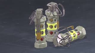 Stun grenade 3D model. (Call of duty, Counter strike) style