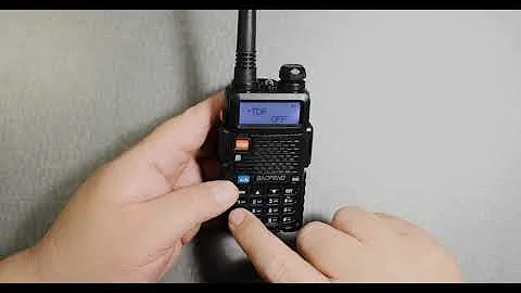 Baofeng UV-5R Monitor Two Frequencies Dual Watch