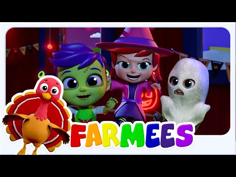 Farmees - Família de Dedos de Monstro e Música Divertida de Halloween Para Crianças