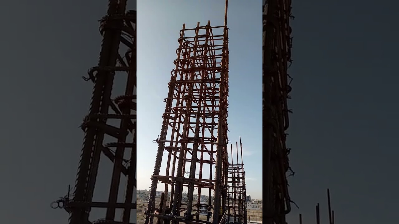 Completed Column and it's ties for Mumty and Water Tank..