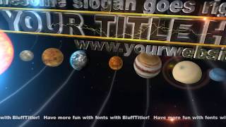 BLUFFTITLER SAMPLE DEMO SISTEMA SOLAR
