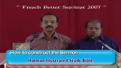 5. How to Preach Better? - How to construct a Sermon? - 2 - R.Stanley