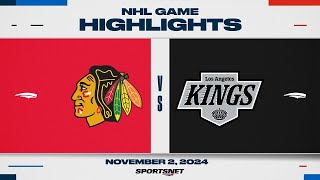 Nhl Highlights Blackhawks Vs. Kings - November 2, 2024