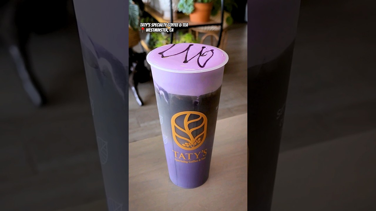 Ube Coffee Latte 