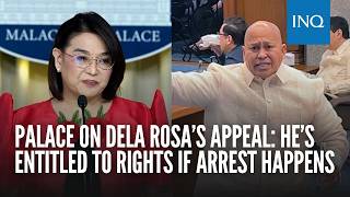 Palace on dela Rosa’s appeal: He’s entitled to rights if arrest happens