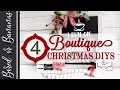 4 CHRISTMAS DIYs Perfect for your HOT COCOA BAR!! {Bored or Bananas Thrifting} Vlogmas 2020