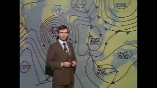 Here is the Weather! - with Jim Bacon Thursday 2nd April 1981 BBC1