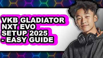VKB Gladiator NXT Evo Setup 2025 - Easy Guide
