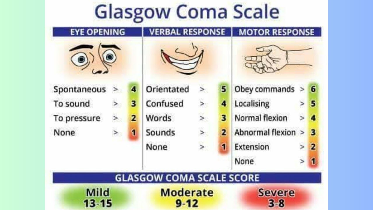 Glasgow Coma Scale (GCS) | glasgow coma scale assessment | gcs scoring ...