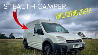 Stealth Van Tour // Low cost // Ford Transit Connect // Self Build