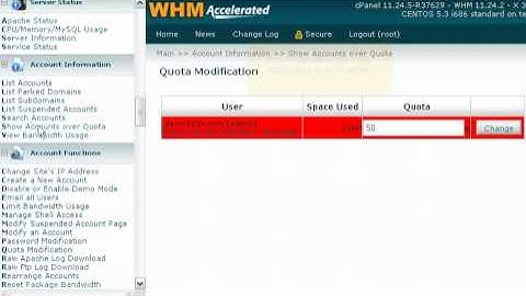 How to see a list of all the accounts over their disk quotas in WHM | FastDot Cloud Hosting
