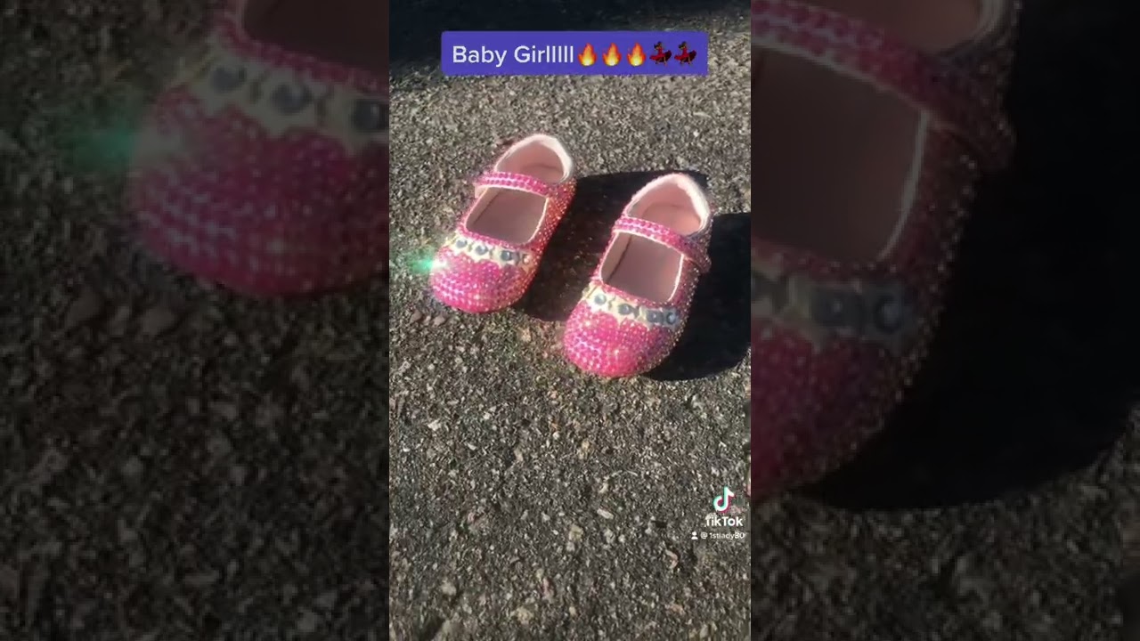 Pink Luxury Baby Girl Dress Shoes|Tiktok Short Videos