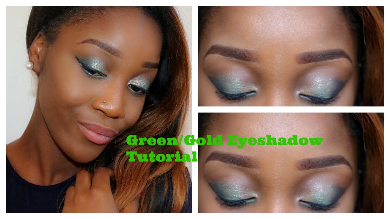 Green Gold Summer Makeup Tutorial YouTube