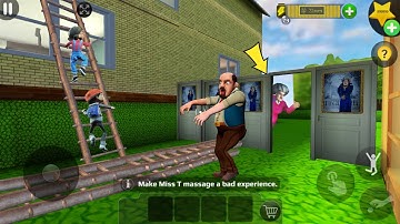 Scary Teacher 3D (Mod menu) | Walkthrough to play the menu mod troll Miss T | gameplay part 1967