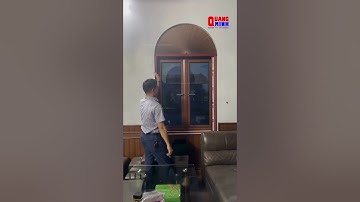 CỬA LƯỚI 2IN1 LẮP ĐẶT CHO CỬA RÈM #cualuoiquangminh #remtoong
