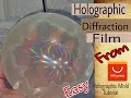 Easy Holographic Silicone Mold Making tutorial | Diffraction Grating Sheet From Ali Express | Resin