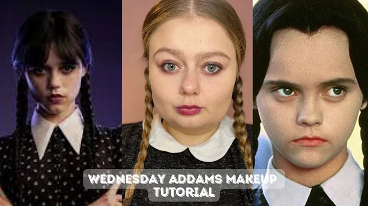 WEDNESDAY ADDAMS INSPIRED MAKEUP LOOK | MAKEUP TUT...