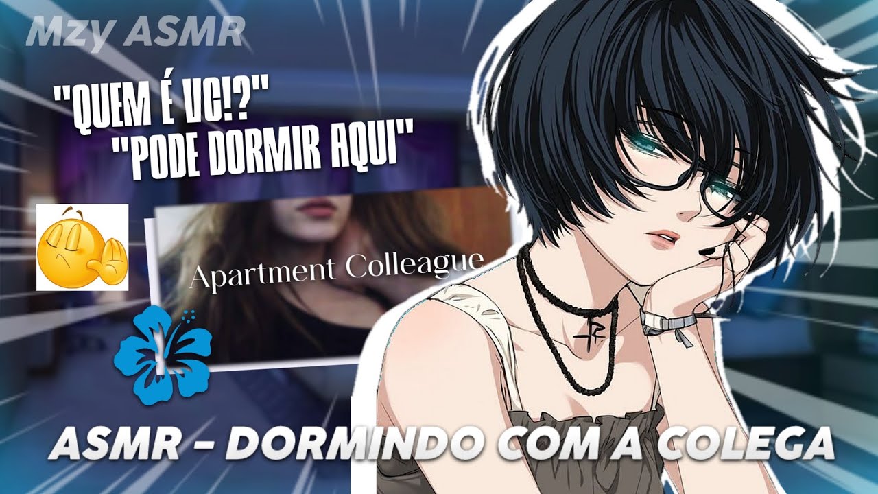 🌠 ASMR | DORMINDO AGARRADO COM A COLEGA DE AP [Roleplay]