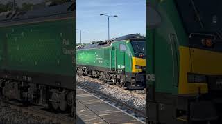 Class 93s at swinton #train top and tail