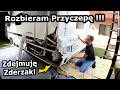 Pierwszy Dzień Naprawy Przyczepy Kempingowej !!! - Zdejmuję Drzwi i Zderzak! *Ogrzewanie ALDE (#967)