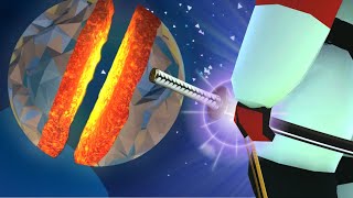 Some Unemployed Guy Cut My Moon In Half In Astroneer