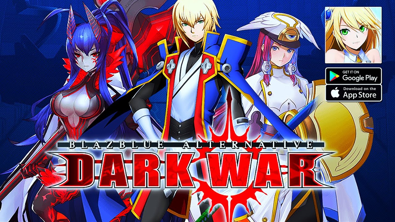 BLAZBLUE ALTERNATIVE DARKWAR Official Launch Gameplay (Android/IOS