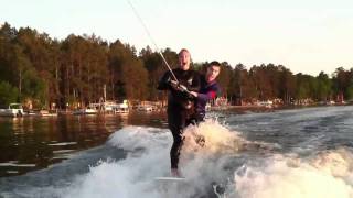 Double Wakesurfing 180