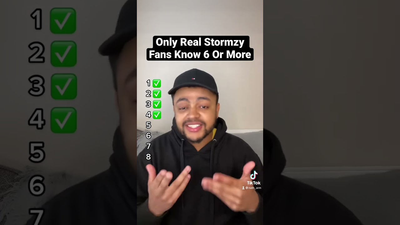 Real stormzy fans know 6 or more 