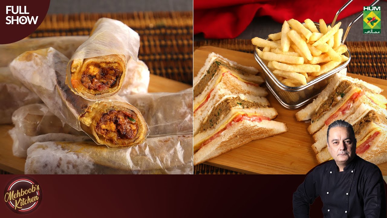 Mahbob S Shami Club Sandwich & Qeema Paratha Roll | Mehboob's Kitchen | Chef ...