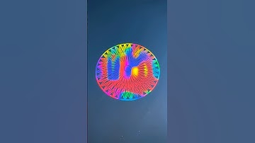 A Beautiful and Unique Form of Spirograph Art with ASMR Sounds #spirographshr #spirograph