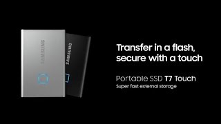 Portable SSD T7 Touch: At work | Samsung