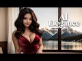 Ai lookbook 4k elegance banff lake view