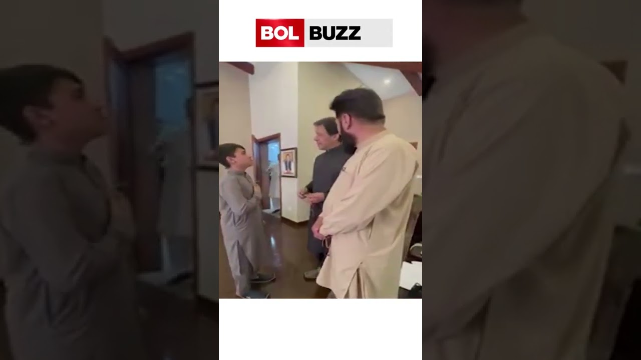 Imran Khan Meeting His Young Fan 