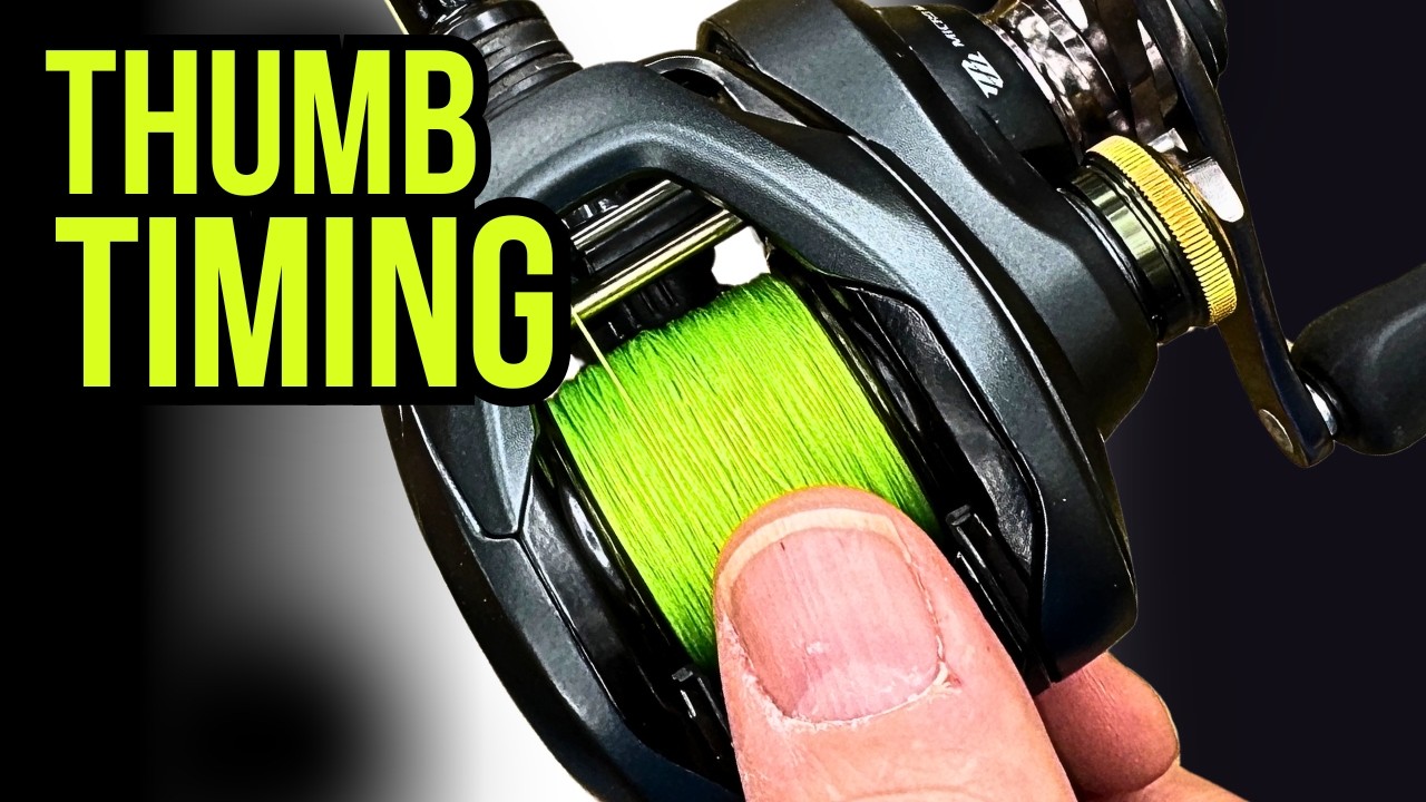 baitcasting reel thumb Fishing Reels - Casting 6.5:1 Gear Ratio Speed Spool Baitcaster Reels Reaction Tackle ReactCast Baitcasting Reel high How to Cast a Baitcaster